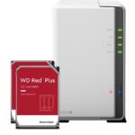 Synology DS223j, 2-bay NAS inkl. 2x 6TB HDD WD Red Plus