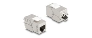 Delock Keystone Modul RJ45 Buchse zu LSA Cat.6A slim, werkzeugfrei kaufen Schweiz | Mediatech.ch