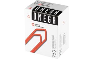 Omega Büroklammern No4 32mm 750 Stück, vernickelt