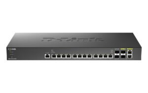 D-Link DXS-1210-16TC/E: 16- P. Smart Switch 12x 10GE RJ45, 2x 10GE 2x SFP+ Combo Port