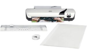 GBC Laminiergerät Inspire+ A4 Kreativ weiss inkl.Rollenschneider,Eckenabrunder,Folien