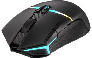 Corsair NIGHTSABRE RGB Gaming Maus wireless, 26000 dpi