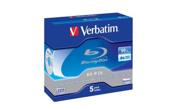 Verbatim BD-R 6x Dual Layer 50GB 5 Pck Blu-ray, Scratchguard plus kaufen Schweiz | Mediatech.ch