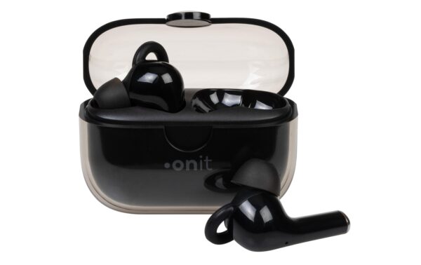 onit TWS Headset Pro ENC in-ear transp.schwarz / BT5.3 /  Mikro / Buds