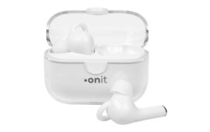 1601610 - Mediatech onit TWS Headset Pro ENC in-ear transp.weiss / BT5.3 / Mikro / Buds