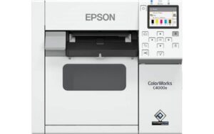 Epson Farb-Etikettendrucker C4000e BK glanz, Ethernet/USB