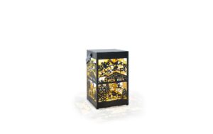 STT Recharge USB Lanterne Swiss Alps 1LED, ww, 15x24.5cm, Timer 6/18