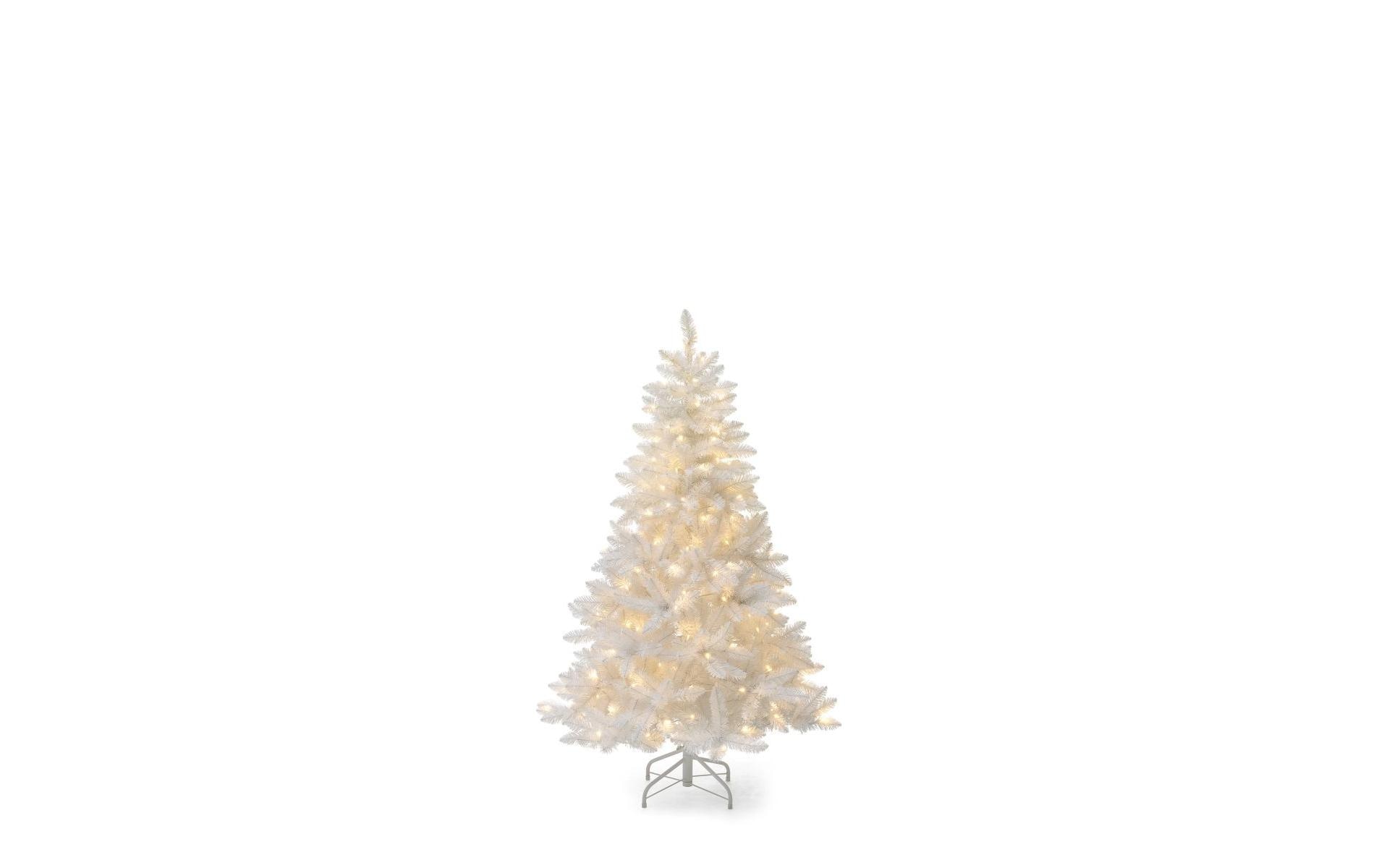 1603124 - Mediatech STT LED Weihnachtsbaum weiss Tree 150 130LED, ww, H150cm, weiss