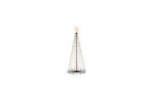 STT LED Deko Cone Tree 150 schwarz 400LED sunnywarm, twinkle