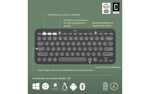 1603144_5 - Mediatech Logitech Pebble Keys 2 K380s Bluetooth