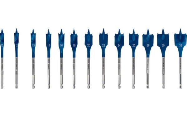 1603987_5 - Mediatech EXPERT Self Cut Speed Flachfräsbohrer-Set. 13-tlg.