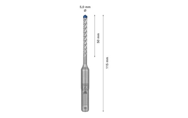 1603993_5 - Mediatech EXPERT SDS plus-7X Hammerbohrer. 5 x 50 x 115mm
