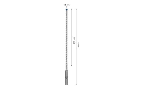 1603998_3 - Mediatech EXPERT SDS plus-7X Hammerbohrer. 6.5 x 200 x 265mm