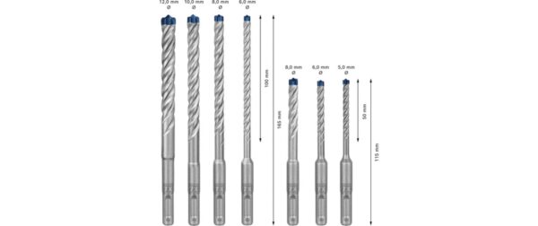 1604010_1 - Mediatech EXPERT SDS plus-7X Hammerbohrer- Set. 7-tlg.