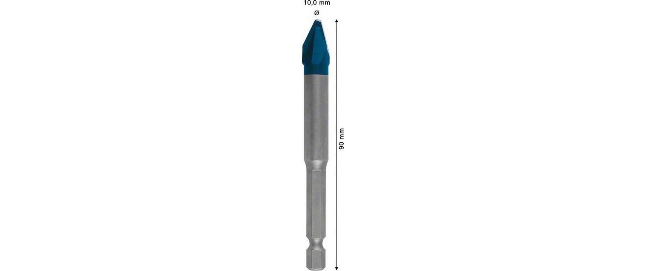 1604047_3 - Mediatech EXPERT HEX-9 HardCeramic Bohrer. 10 x 90mm