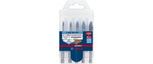 EXPERT HEX-9 HardCeramic Bohrer- Set. 5-tlg.