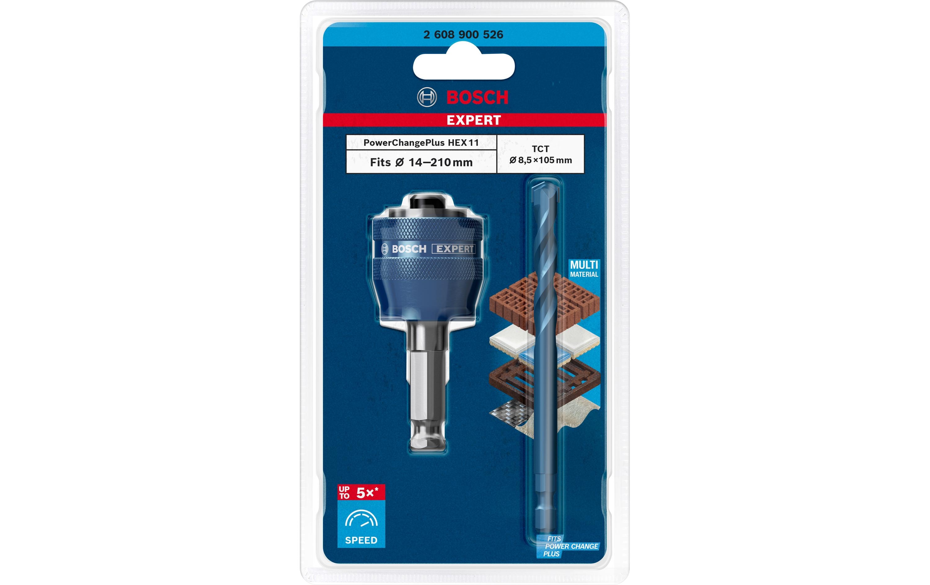 1604071_1 - Mediatech EXPERT Power Change Plus Adapter mit TCT Bohrer