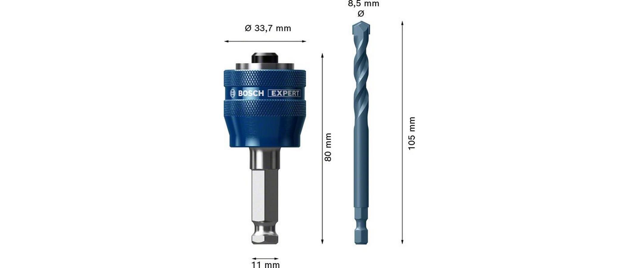 1604071_3 - Mediatech EXPERT Power Change Plus Adapter mit TCT Bohrer