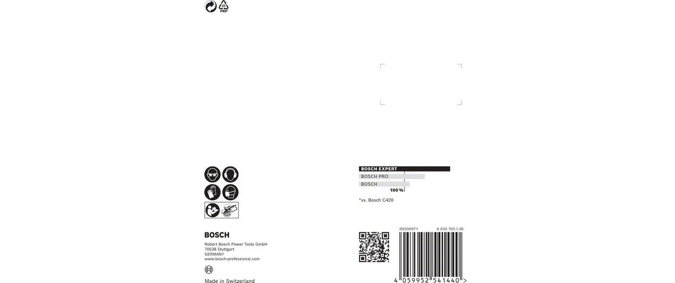 1604122_2 - Mediatech EXPERT C470 Schleifpapier. 125mm. G 100. 5-tlg.