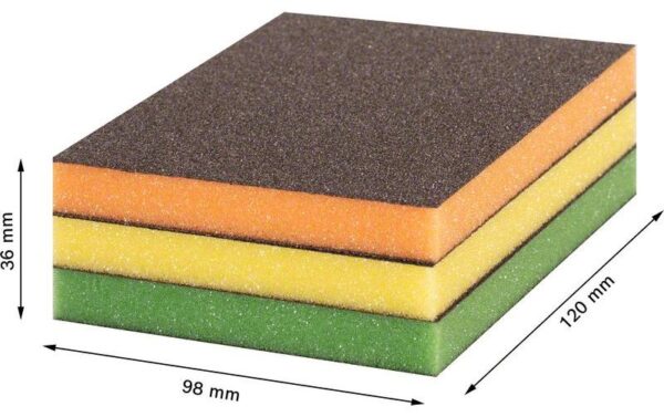 EXPERT S473 Standard Pad. 98 x 120 x 13mm. M. F. SF. 3-tlg.