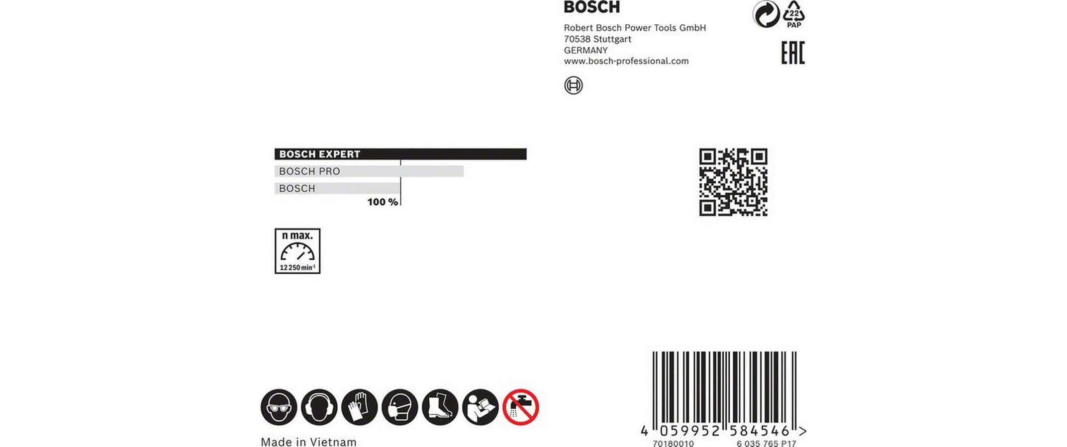 1604218_2 - Mediatech EXPERT Diamond Pipe Cut Wheel X-LOCK 125mm