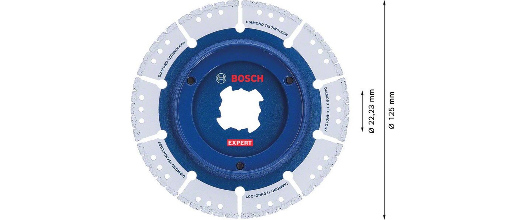 1604218_3 - Mediatech EXPERT Diamond Pipe Cut Wheel X-LOCK 125mm