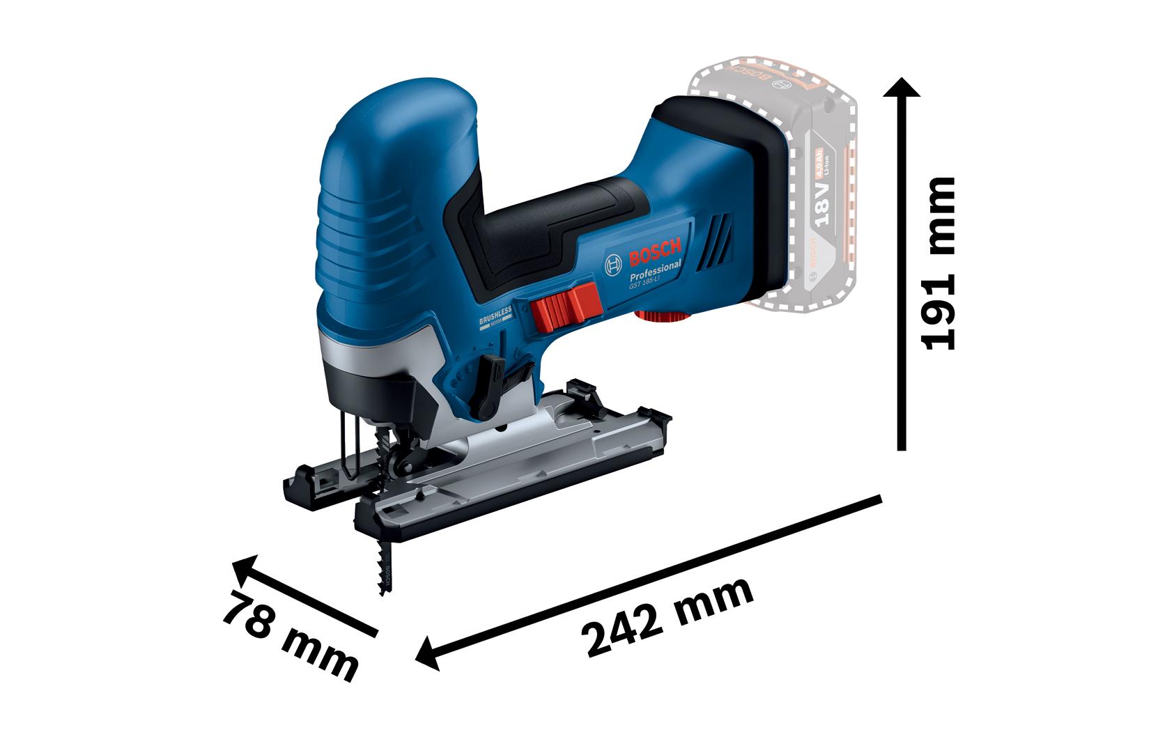 1604867_1 - Mediatech Akku Stichsäge GST 18V-125 S GST 18V-125 B Professional