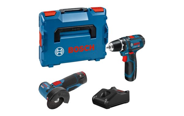 1604870 - Mediatech Bosch Professional 12V-GSR+GWS+2x2.0Ah Combo-Kits kaufen | Mediatech.ch