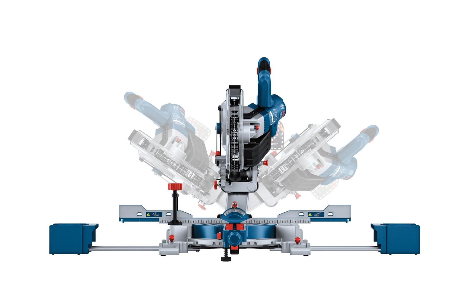 1604872_3 - Mediatech GCM 18V-216 D Professional Akku Kapp-und Gehrungssäge Biturbo