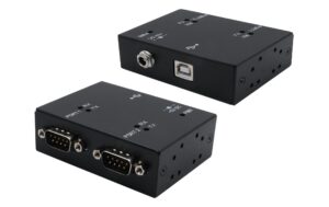EXSYS EX-13072HM, USB2.0 zu 2x RS-232 Ports Metallgehäuse (FTDI Chipsatz)