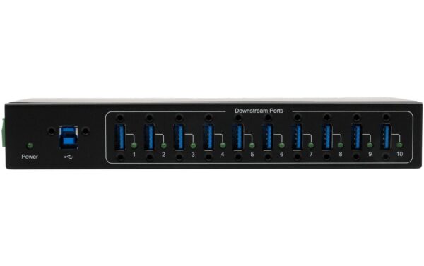 1608069_3 - Mediatech EXSYS EX-11220HMVS, 10-Ports USB3.2gen1 HUB Wand und DIN-Rail, 15KV ESD Schutz