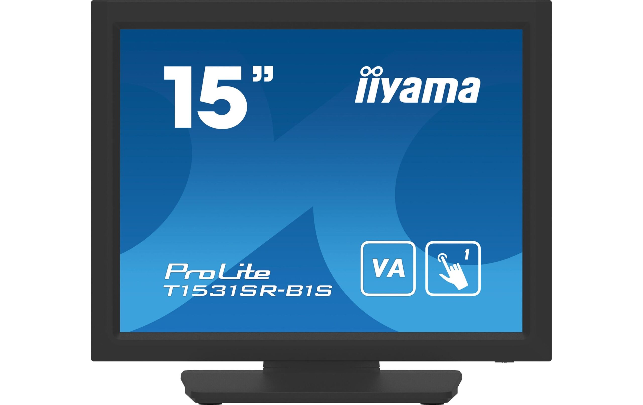 1608316 - Mediatech iiyama T1531SR-B1S 15 Touchscreen 1024x768, VGA, DP, HDMI,