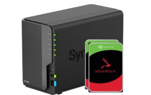 Synology DS224+, 2-bay NAS inkl. 2x 4TB HDD Seagate Ironwolf
