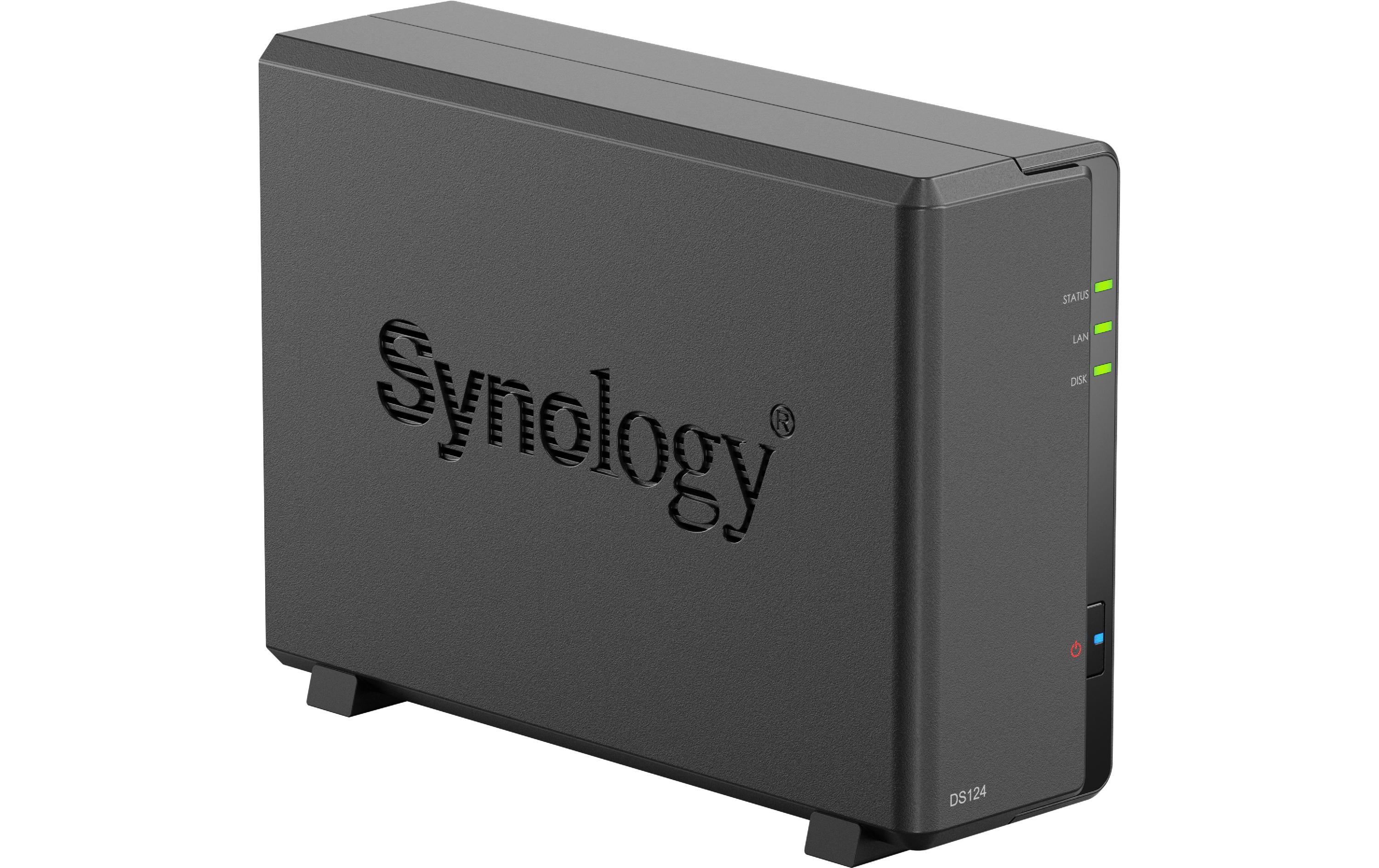 1609266_3 - Mediatech Synology DS124, 1-bay NAS inkl. 1x 2TB HDD WD Red Plus