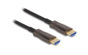 Delock Aktives Optisches HDMI-Kabel mit Metallarmierung, 8K60Hz, 30m