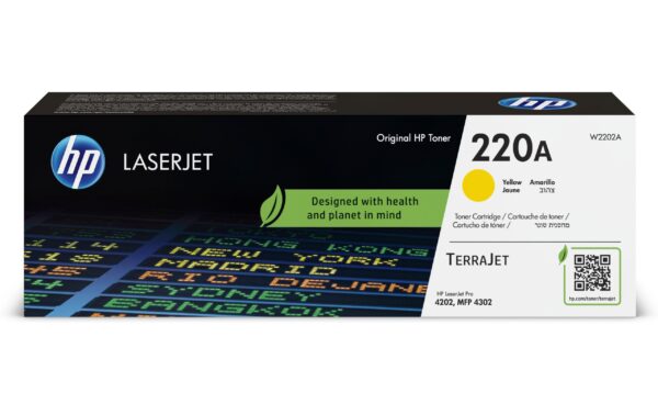 HP Toner 220A - Yellow (W2202A) Seitenkapazität ~ 1'800 Seiten