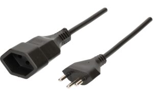 Max Hauri GDV-Verlängerung T12 / T13 H07RN-F3G1.5, 5m, schwarz