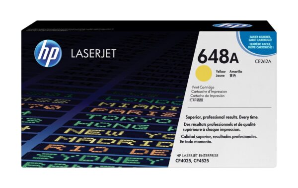 HP Toner 648A - Yellow (CE262A) Seitenkapazität ~ 11'000 Seiten