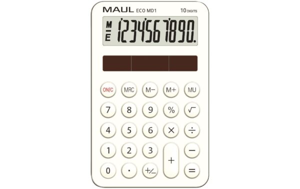 Maul Tischrechner ECO MD1 10 Stellen, weiss kaufen Schweiz | Mediatech.ch
