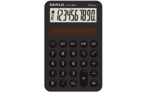 Maul Tischrechner ECO MD1 10 Stellen, schwarz