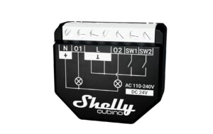 Shelly Qubino Wave 2PM Z-Wave Schaltaktor mit Leistungsmessung kaufen Schweiz | Mediatech.ch