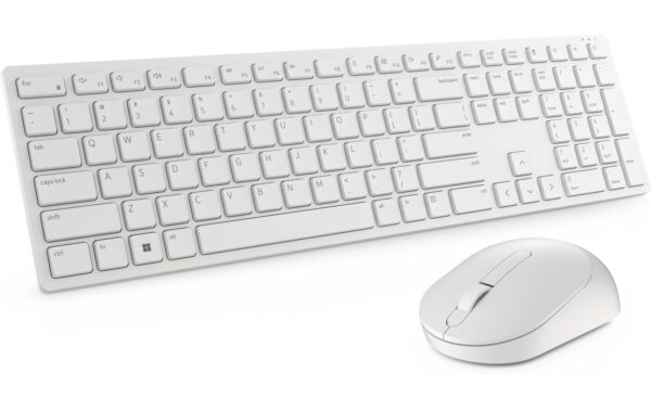 Dell KM5221 Wireless-Tastatur und Maus Swiss (QWERTZ) - White