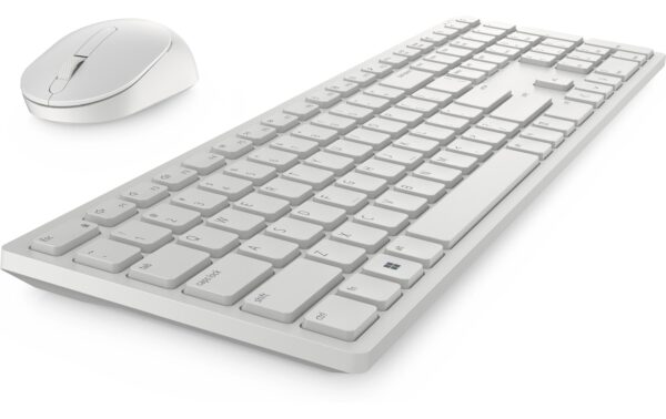 Dell KM5221 Wireless-Tastatur und Maus Swiss (QWERTZ) - White