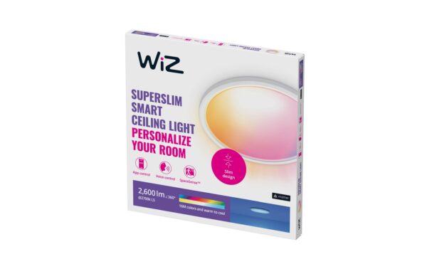 WiZ SuperSlim Tunable White & Color 2450lm Weiss Einzelpack