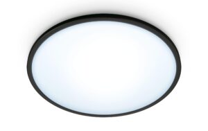 WiZ SuperSlim Ceiling Tunable White 14W, 1300lm, 2700-6500K schwarz