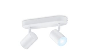 WiZ IMAGEO White 2er Spots 2x5W, 2700-6500K, 690lm weiss