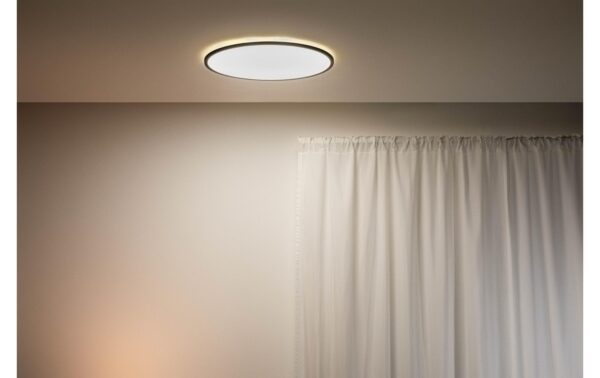 WiZ SuperSlim Deckenleuchte Tunable White 3800lm Schwarz