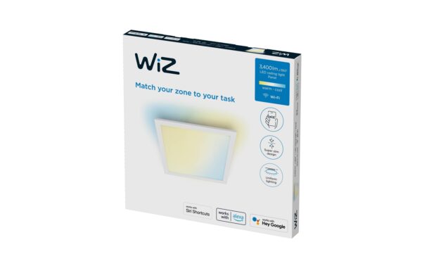 1615277_2 - Mediatech WiZ Panel Ceiling Tunable White 3400lm, weiss