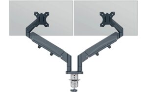 Leitz Ergo Dual Monitorarm samtgrau