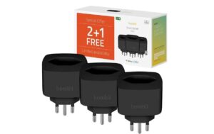 1615343 - Mediatech Hombli Smart Swiss Socket black bis 10A, bis 2500W
